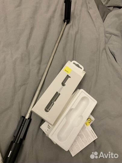 Монопод селфи палка с bluetooth baseus