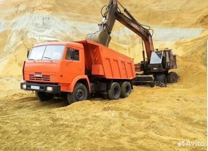 Песок щебень