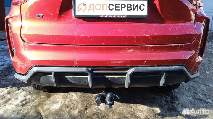 Фаркоп на Haval F7 / F7х, шар под квадрат