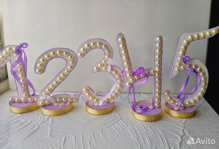 Декорация на свадебный стол