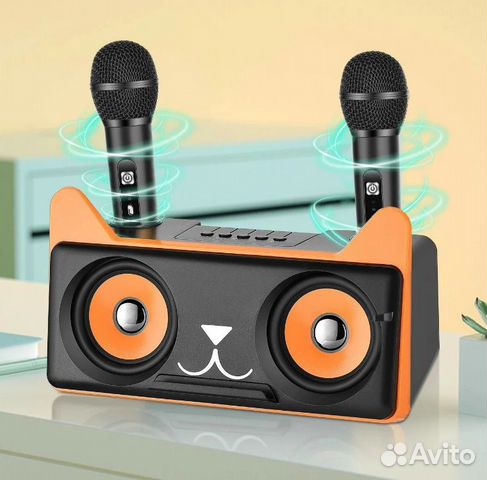 Беспроводная караоке система SD305 с 2 микрофонами