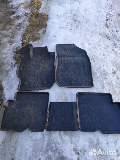 Коврики резиновые nissan almera