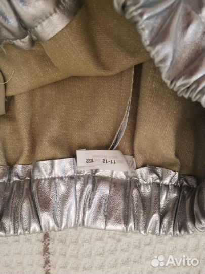 Кожаные брюки zara на девочку