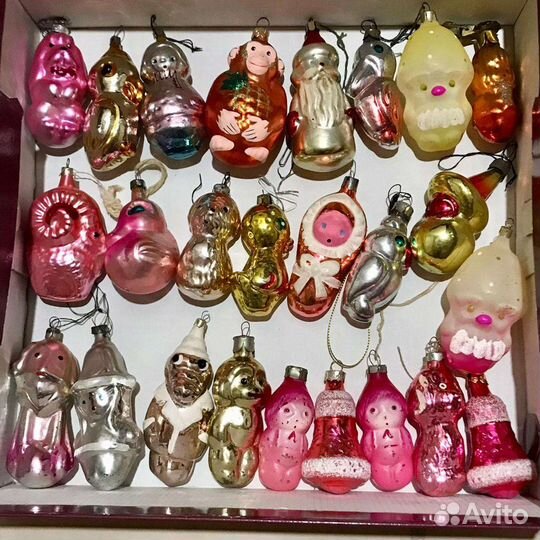 Елочные игрушки СССР советские старые