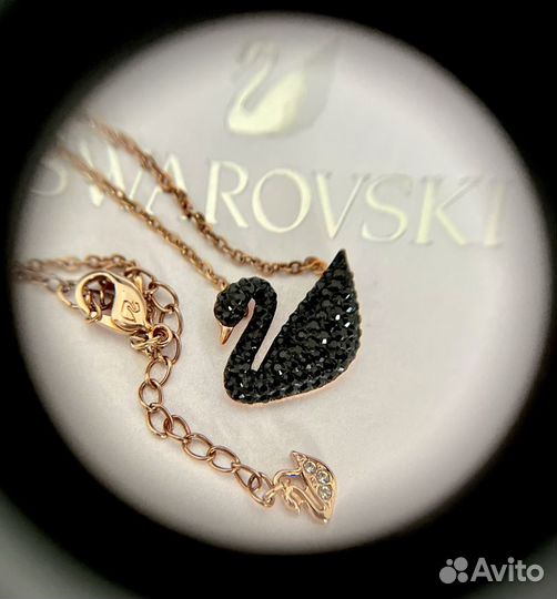 Новый Swarovski кулон-подвеска лебедь оригинал