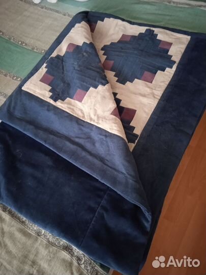 Плед и подушки велюр люкс