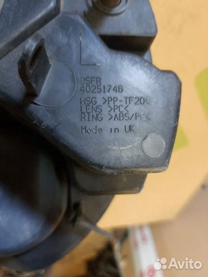 Фара левая Mini Cooper R50 2000-2006