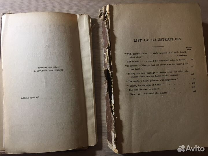 Антикварная книга Горький Мать на английском