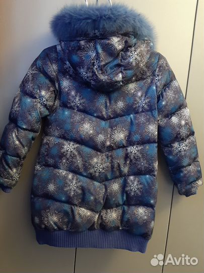 Пуховик для девочки 8 -11 лет