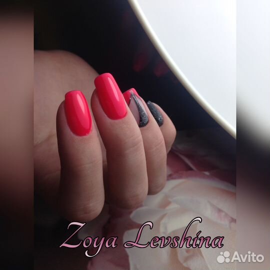 Маникюр, покрытие гель-лак, наращивание ногтей