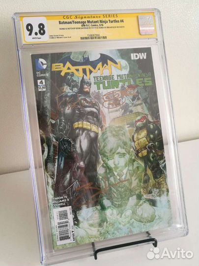 Автограф Бена Аффлека, комикс черепашки ниндзя CGC