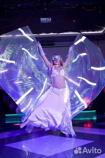 Костюм танец живота со Светящимися крыльями