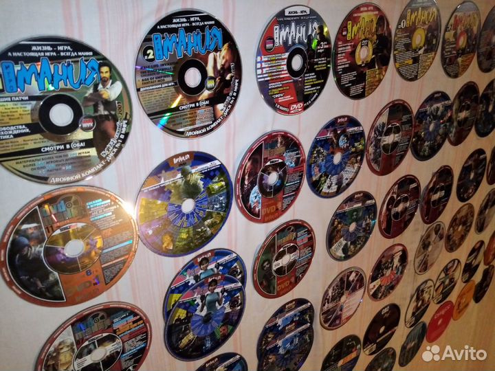 CD DVD диски Игромания,Страна Игр и тд