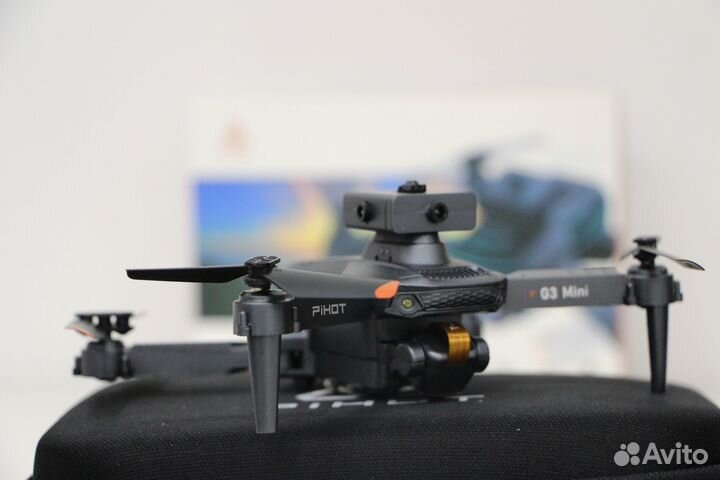 Квадрокоптер дрон с двумя камерами