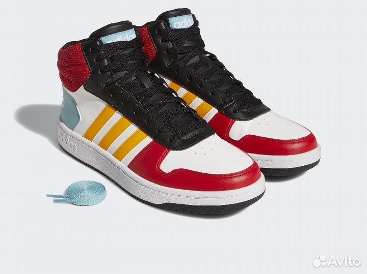 Кеды adidas Sportswear Hoops 2.0 Mid black/red