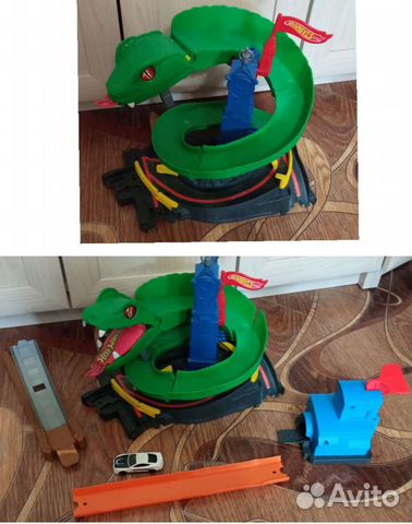 Треки Hot Wheels (Хот вилс, мышь, гараж, заправка)