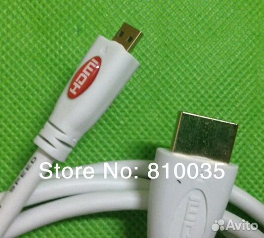 3m Micro hdmi cable to hdmi M/M 1080p for HD
