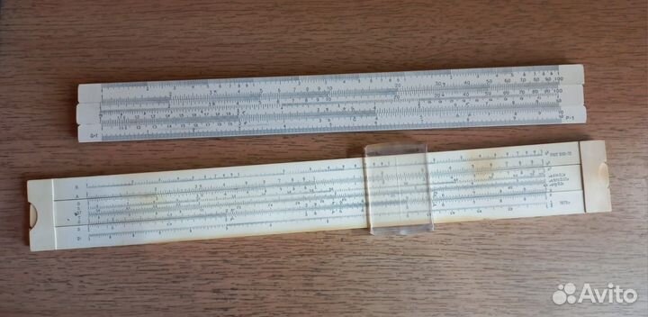 Логарифмическая линейка СССР 2 шт