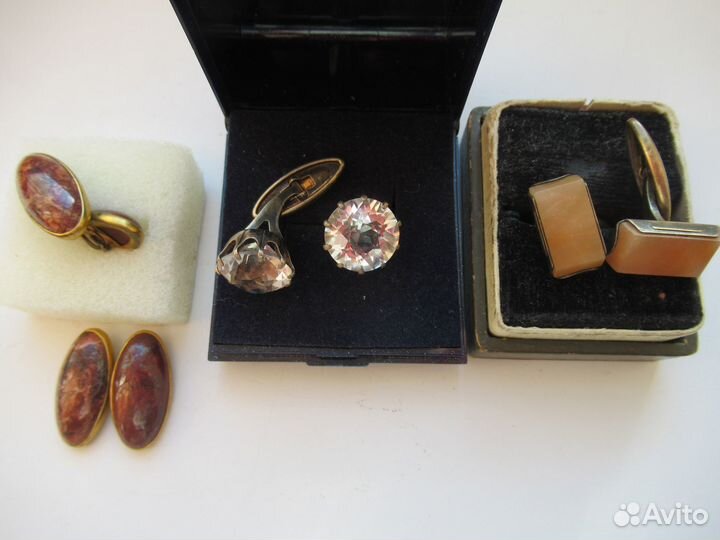 Серебряные запонки СССР