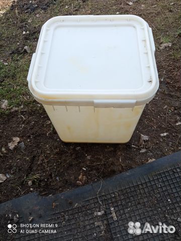 Ёмкость из под мёда (куб)