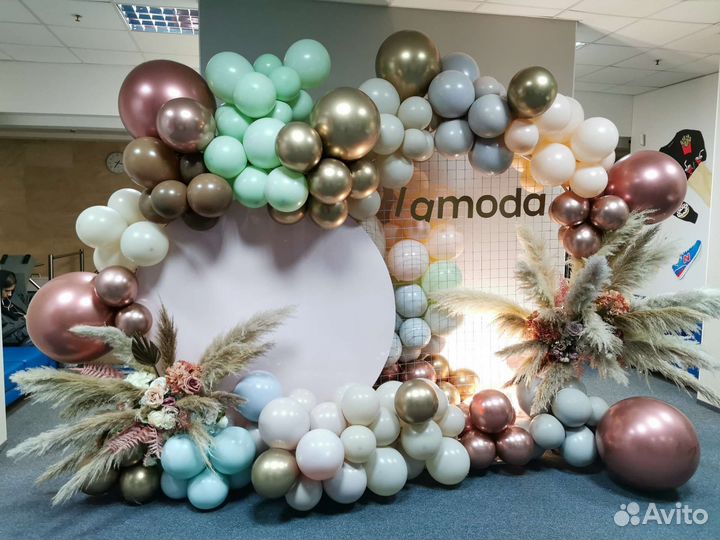 Фотозоны и оформление шарами в Волгограде