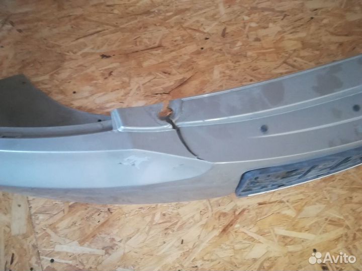 Передний бампер на Шкоду актавиа