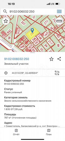 Участок 8 сот. (ИЖС)