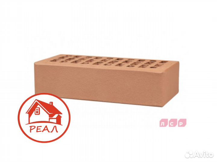 Кирпич светло- коричневый лср