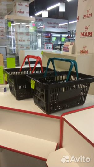 Корзина для покупателей усиленная, rock