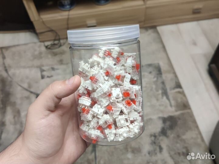 Свичи Gateron PRO Red 2.0 108шт