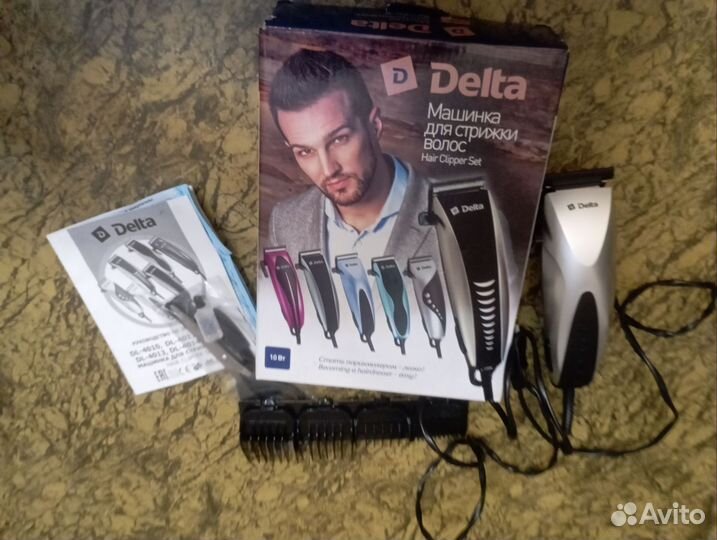 Машинка для стрижки волос Delta DL-4013 Silver