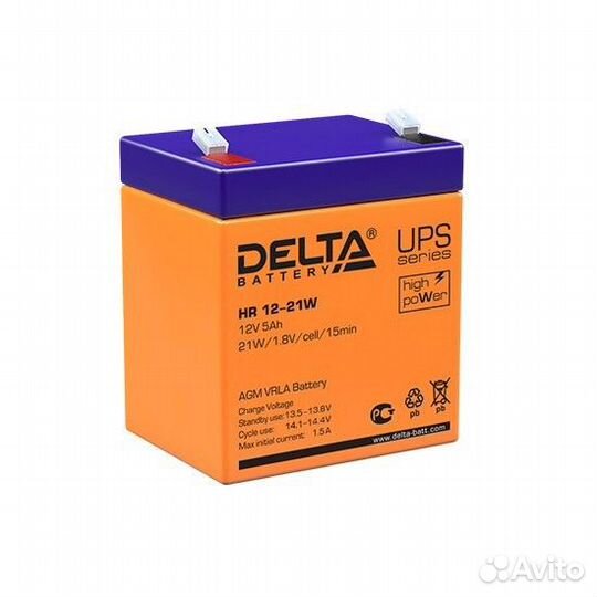 Аккумулятор delta HR 12-21 W
