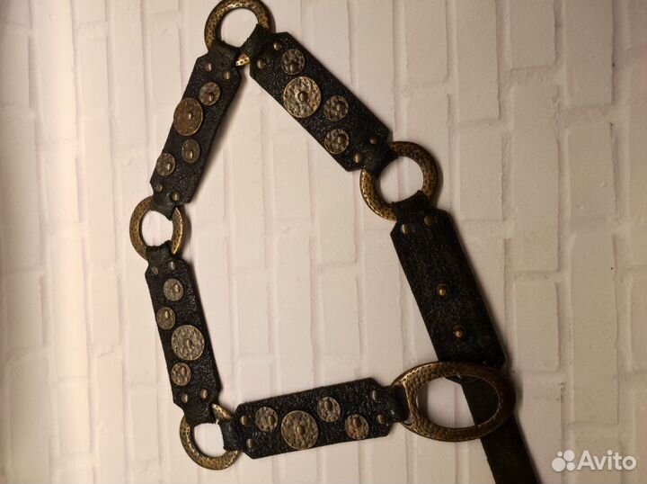 Ремень Cavalli кожаный оригинал