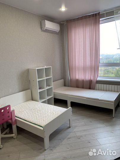 Детская кровать IKEA слэкт с матрасом