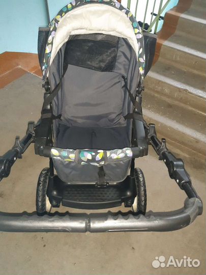 Коляска 3 в 1 стек гном зима,лето + трость