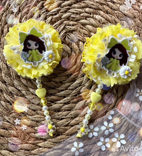 Бантики ручной работы осенние