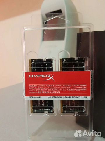 Оперативна памятьKingston HyperX Impact 32гб(16х2)