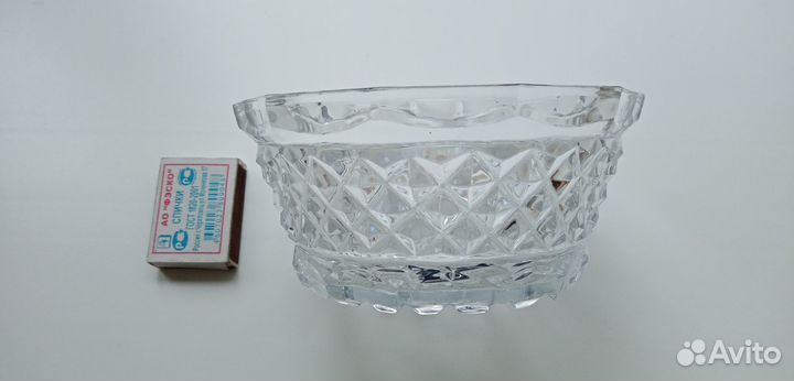 Салатник хрустальный