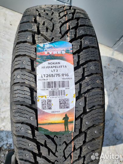 Nokian Tyres Hakkapeliitta LT3 265/75 R16 119Q