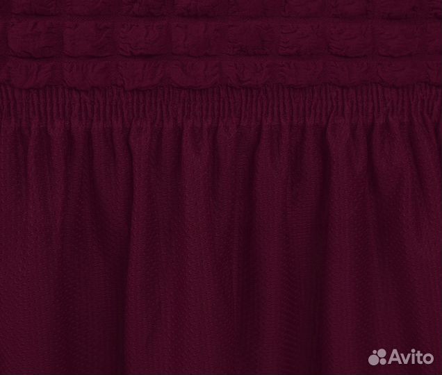 Чехол на стул со спинкой Venera, цвет Бордовый