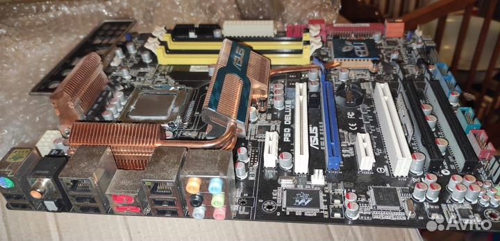 Материнская плата 775 asus p5q delux