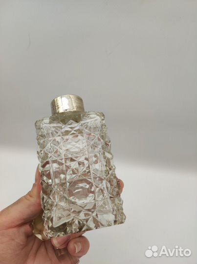 Флакон для духов, хрусталь, Туалетная баночка нач