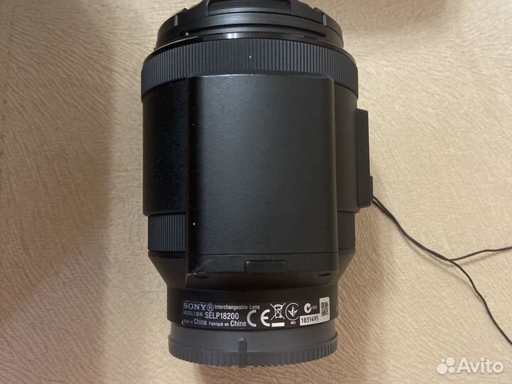 Объектив sony E PZ 18-200mm