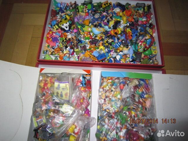 Киндер-сюрпризы последних 30-и лет