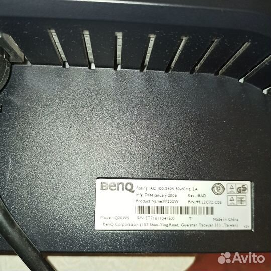Монитор benq 20