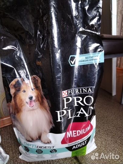 Сухой корм для собак средних пород