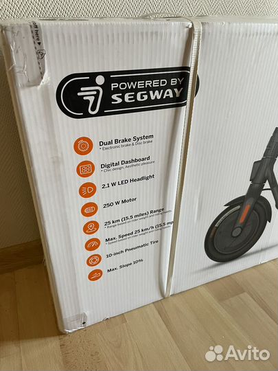 Новый электросамокат Ninebot F25E