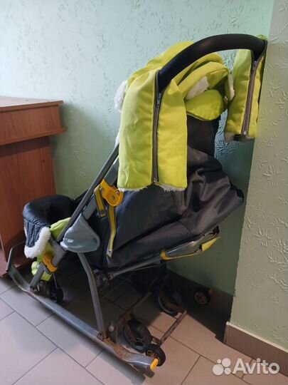 Санки коляска nika