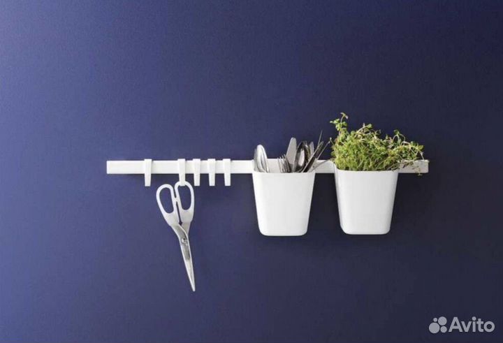 Рейлинг + 2 контейнера икея