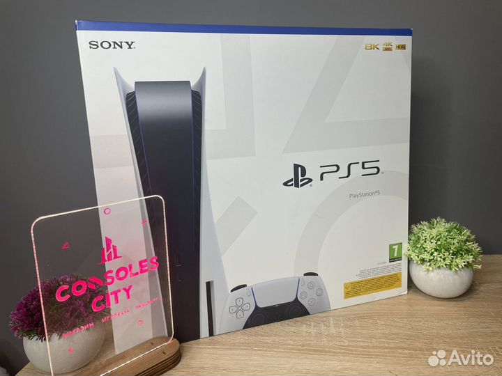 Sony PS5 (1t) + 1 геймпад + 100 игр